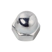 Sechskant-Hutmutter DIN 1587, Stahl verzinkt, M12